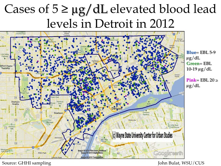 detroit 2012 greater 5 micrograms per decilitre